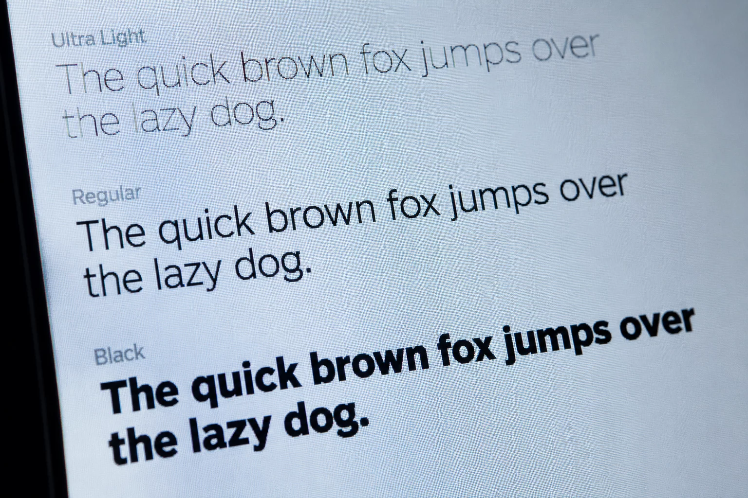 The Impact of Font Weight on User Attention
