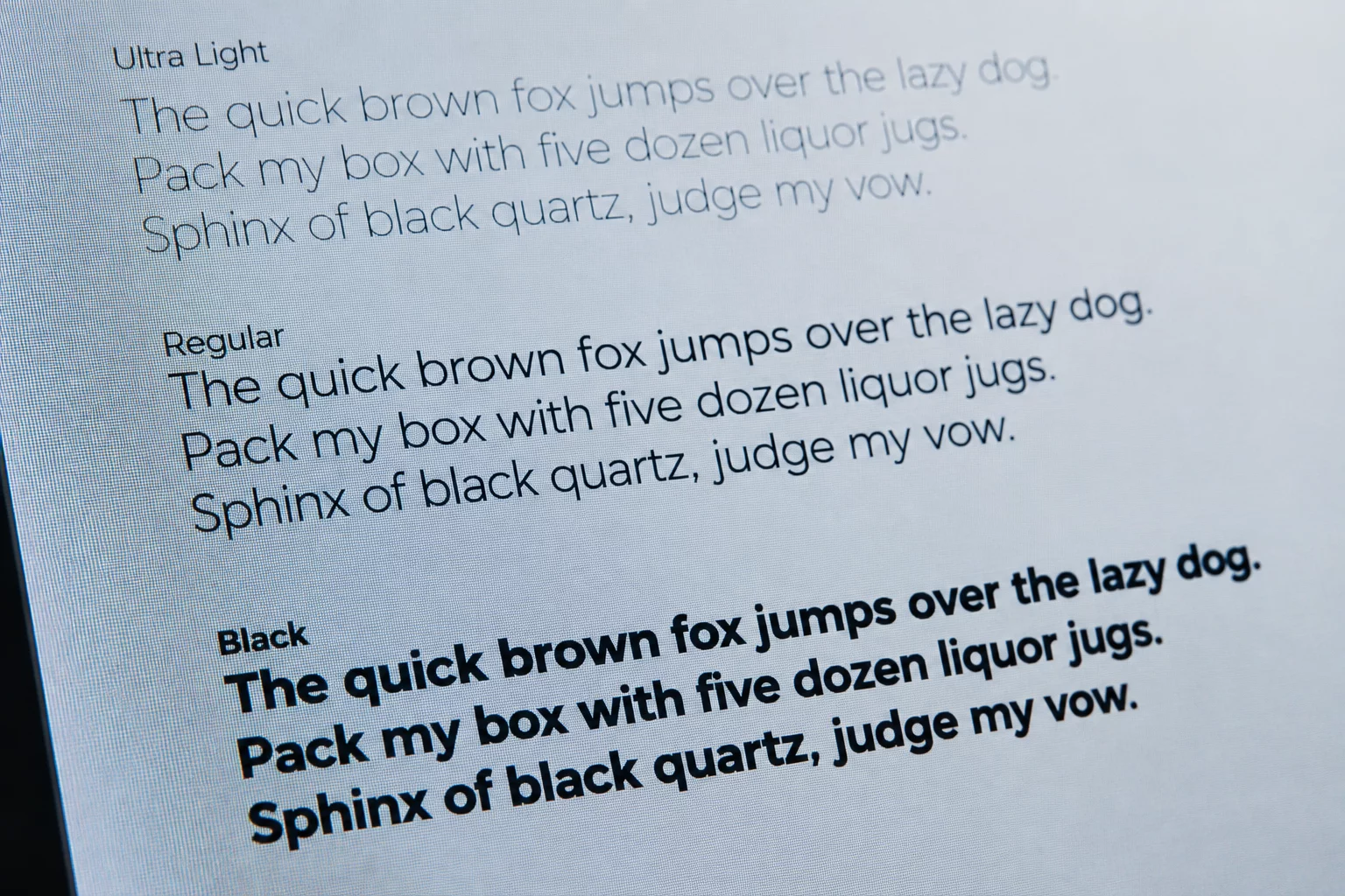 The Impact of Font Weight on User Attention